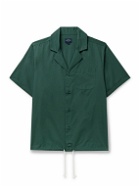 Noah - Camp-Collar Cotton-Poplin Shirt - Green