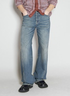 Lanvin Baggy Twisted Jeans