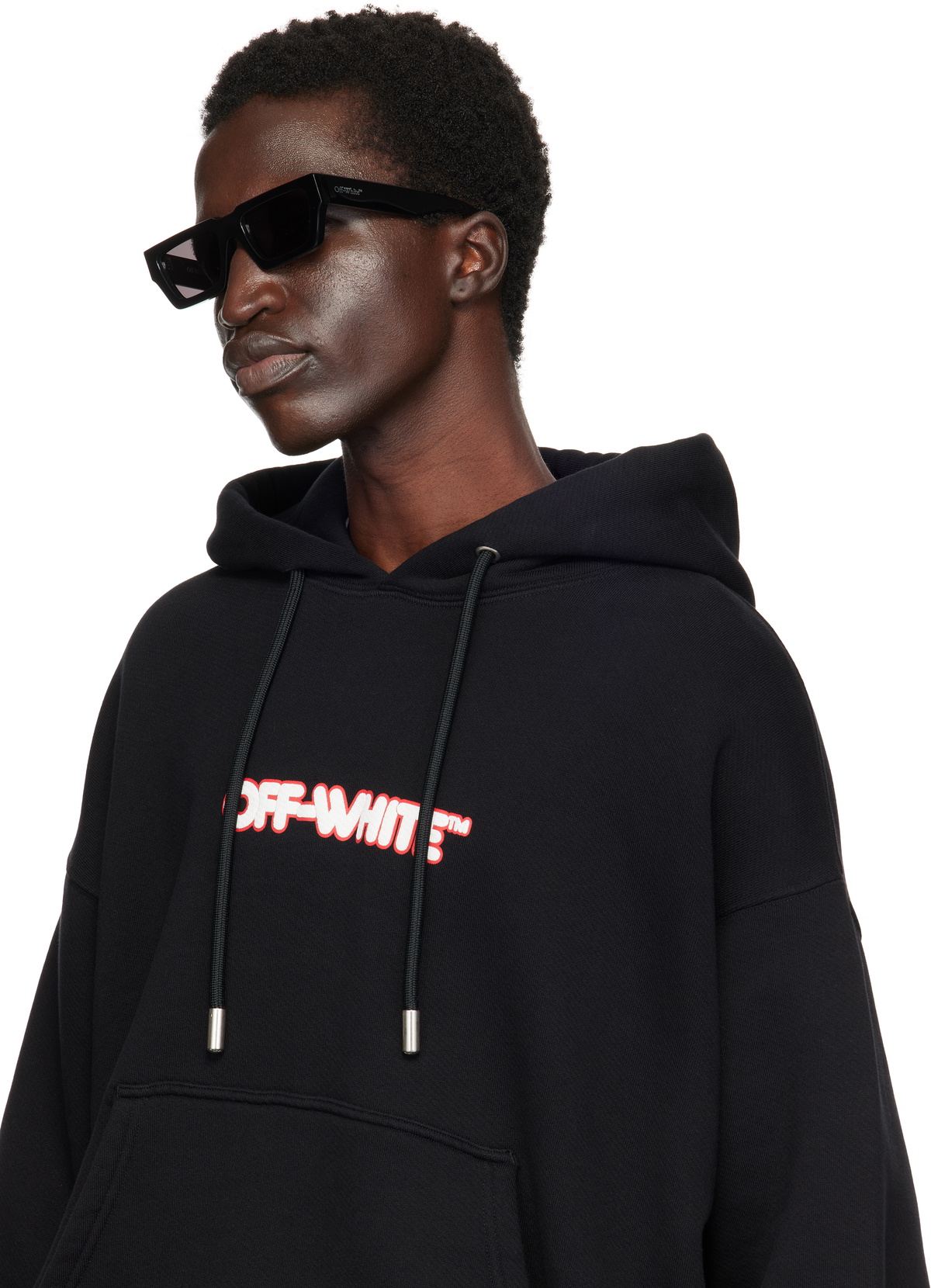 Off-White Black Manchester Sunglasses Off-White