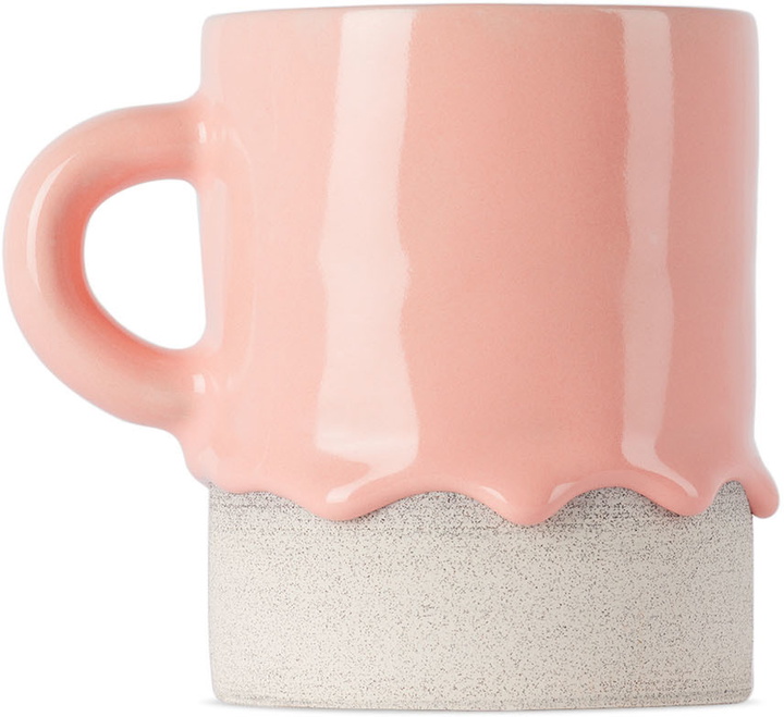 Photo: Drippy Pots Pink Cylinder Mug