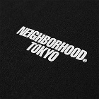 Neighborhood Men's Long Sleeve NH-10 T-Shirt in Black