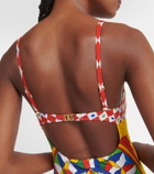 Dolce&Gabbana Carretto cutout swimsuit