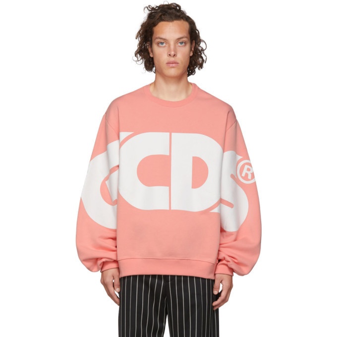Photo: GCDS Pink Huge Logo Sweatshirt