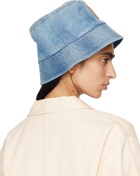 Weekend Max Mara Blue Denim Patch Bucket Hat