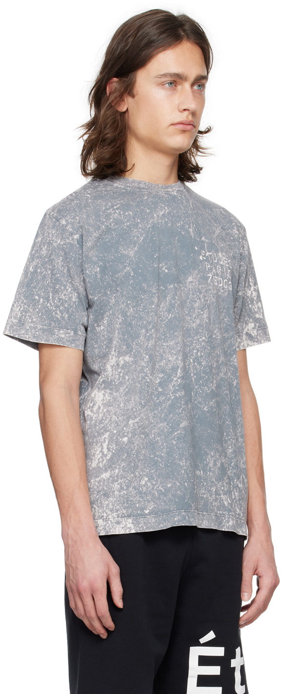 Études Gray Wonder Small Stencil T-Shirt