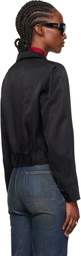 OUR LEGACY Black Tuxedo Bomber Jacket