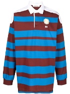 WALES BONNER - Striped Cotton Polo Shirt