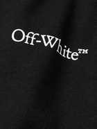 Off-White - Lunar Arrow Logo-Print Cotton-Jersey T-Shirt - Black