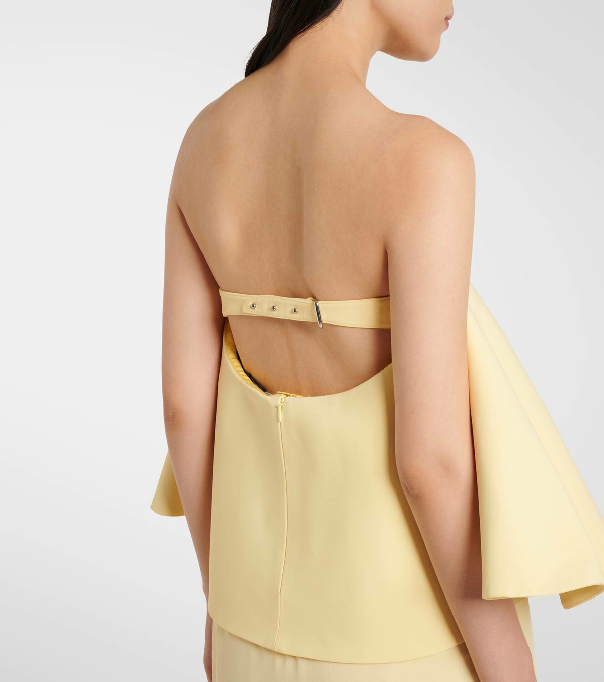 Jacquemus La Robe Vela chiffon gown Jacquemus