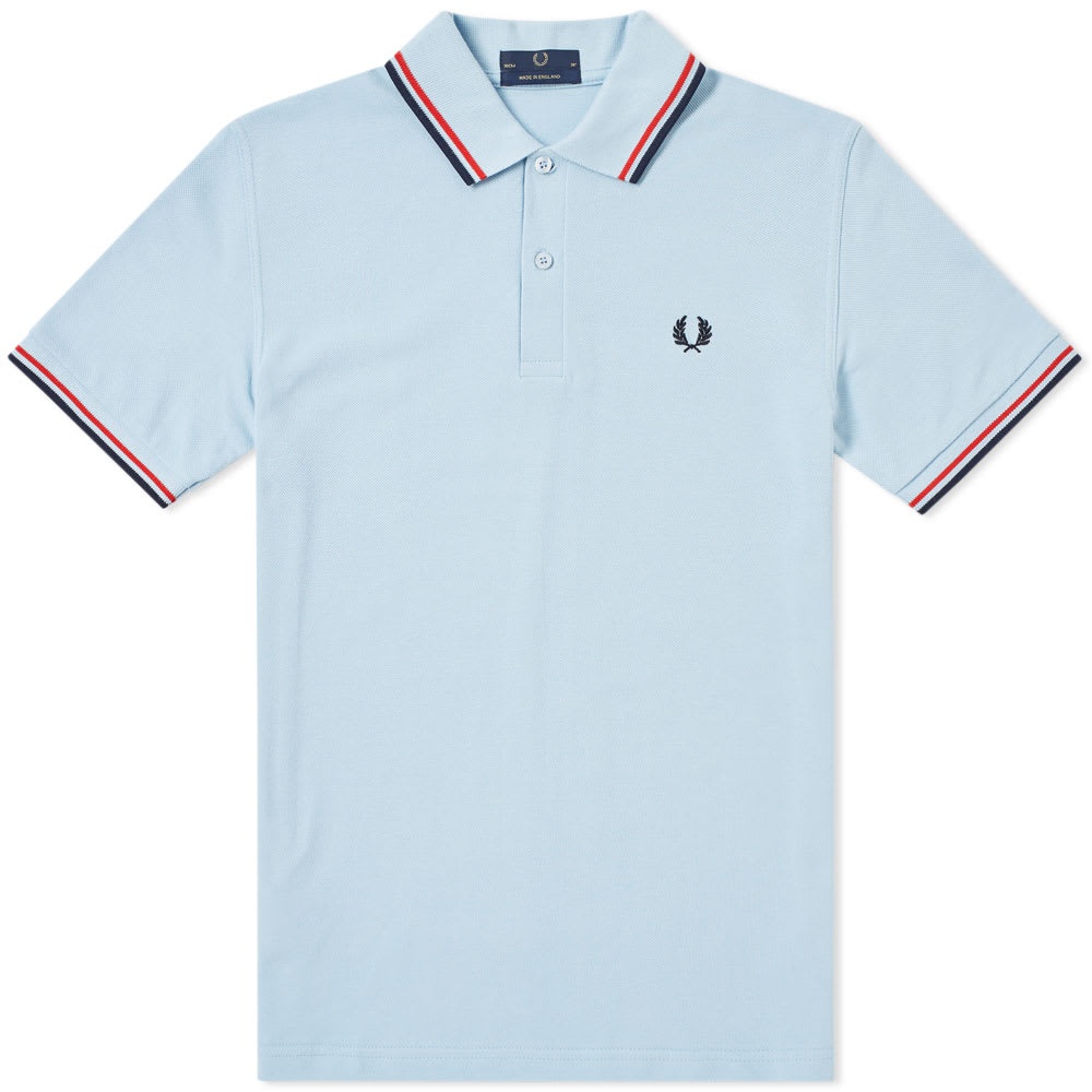 Photo: Fred Perry Original Twin Tipped Polo Blue