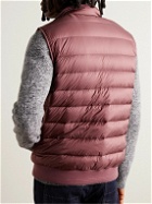 Belstaff - Circuit Logo-Appliquéd Quilted Shell Down Gilet - Red