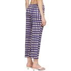 PLEATS PLEASE ISSEY MIYAKE Navy Basket Trousers
