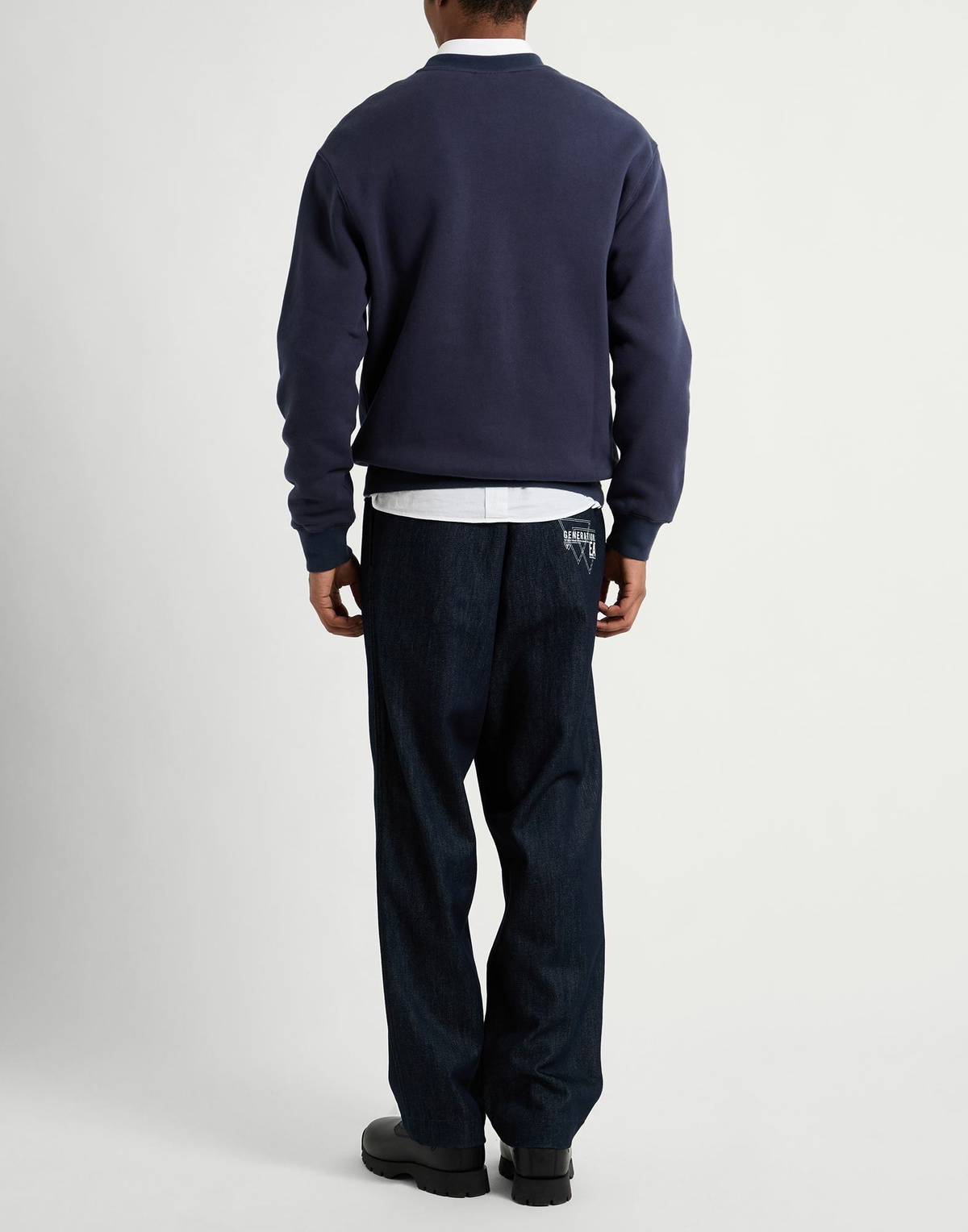 Maison Kitsuné Mens Sweatshirt in Navy