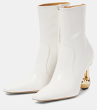 JW Anderson Bubble leather ankle boots