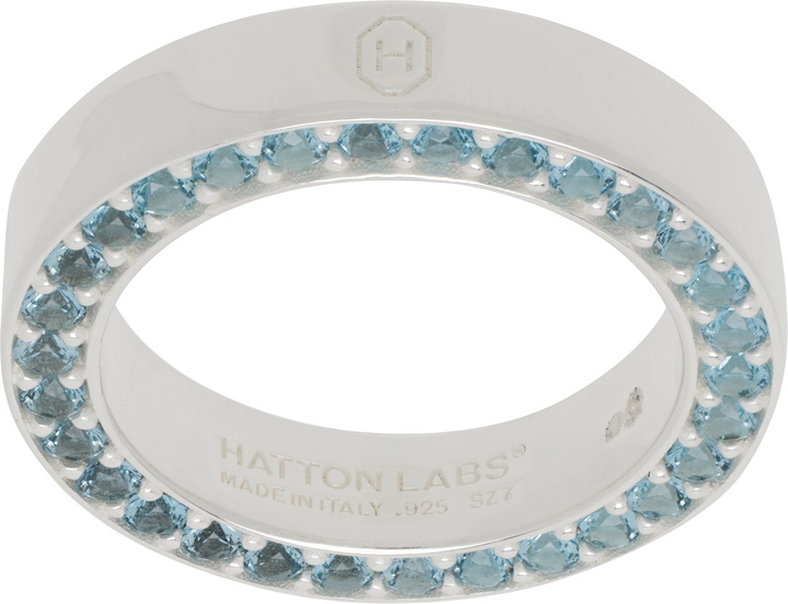 Photo: Hatton Labs Silver & Blue Classic Infinity Ring
