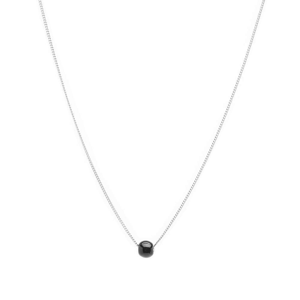 Dries Van Noten Men's Bead Pendant Necklace in Black Dries Van Noten
