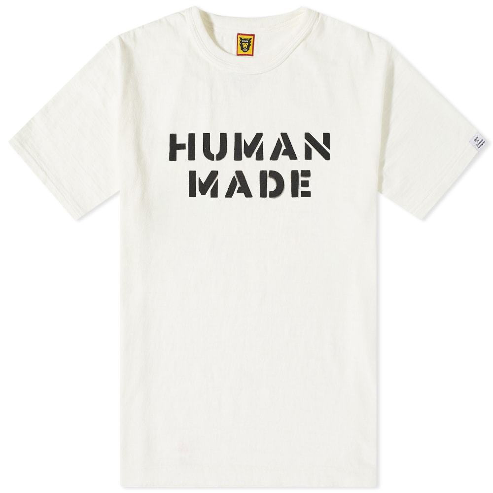 Human Made Graphic Text Logo T-shirt In Black