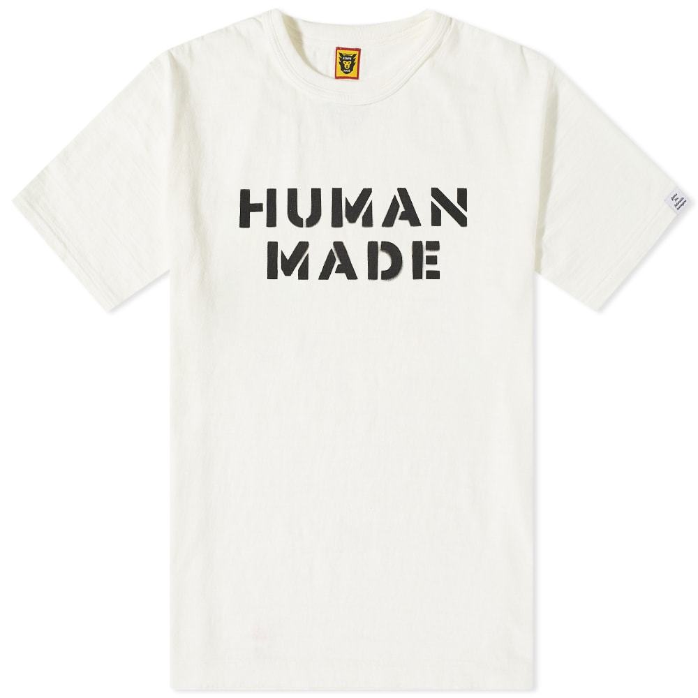 Human Made Graphic Text Logo T-shirt In Black