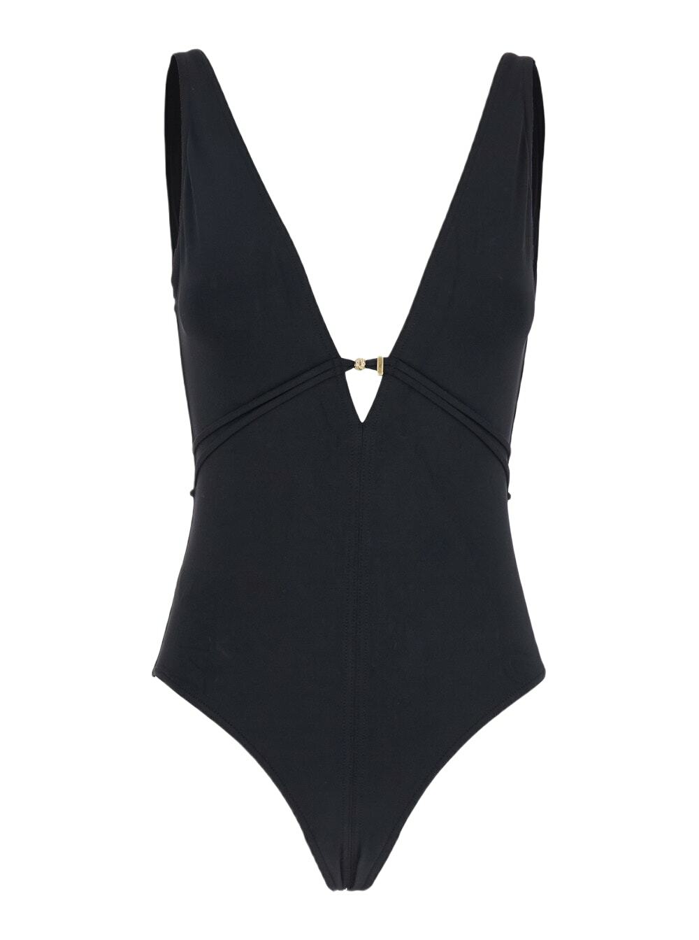 【完売品】acka drape one-piece Zimmermann Acacia Draped V-Neck One-Piece Swimsuit | Saks