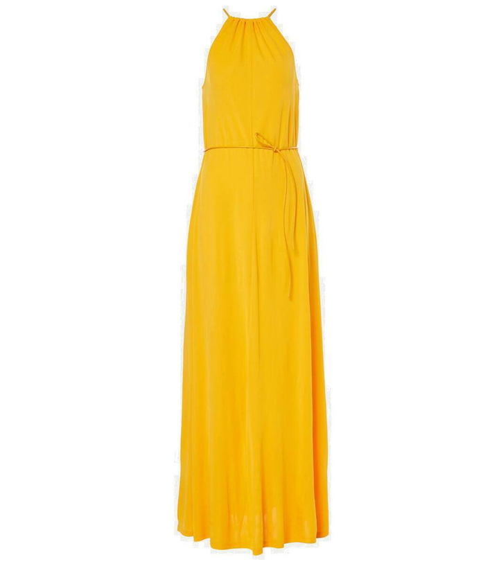 Photo: Proenza Schouler Lenny belted jersey maxi dress