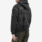 Deva States Men's Chain Hoodie in Black