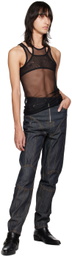 Parnell Mooney SSENSE Exclusive Indigo 50 Panel Jeans