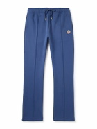Casablanca - Straight-Leg Logo-Appliquéd Organic Cotton-Jersey Sweatpants - Blue
