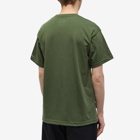 WTAPS Men's 20 Sleeve Logo T-Shirt in Olive Drab
