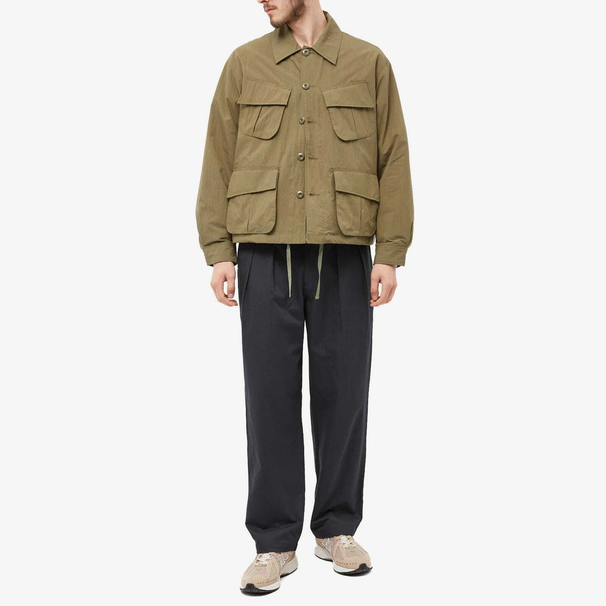 Uniform Bridge Men's Jungle Fatigue Jacket in Olive Uniform Bridge