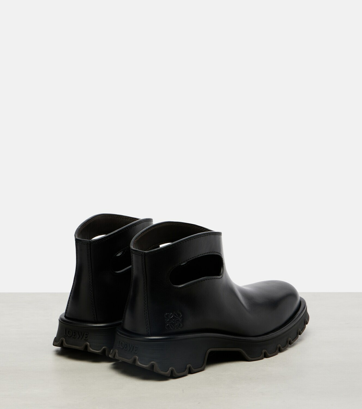 Loewe Bobby leather ankle boots
