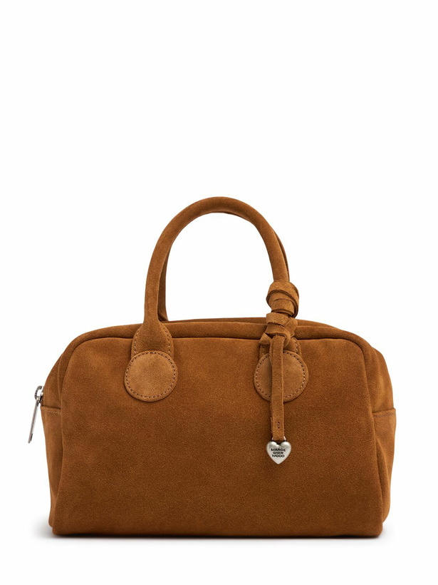 Photo: MARGE SHERWOOD Bowling Soft Suede Top Handle Bag