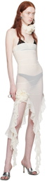 Fancì Club White 'The Crime' Midi Dress