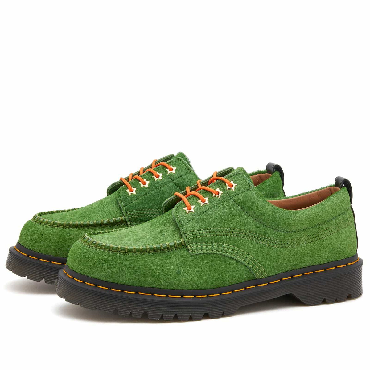 Dr. Martens Men's x Awake Lowell Shoe in Vibrant Green Hair