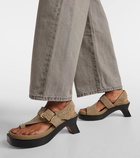 Loewe Ease suede sandals
