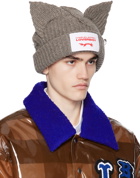 Charles Jeffrey LOVERBOY SSENSE Exclusive Gray Chunky Ears Beanie