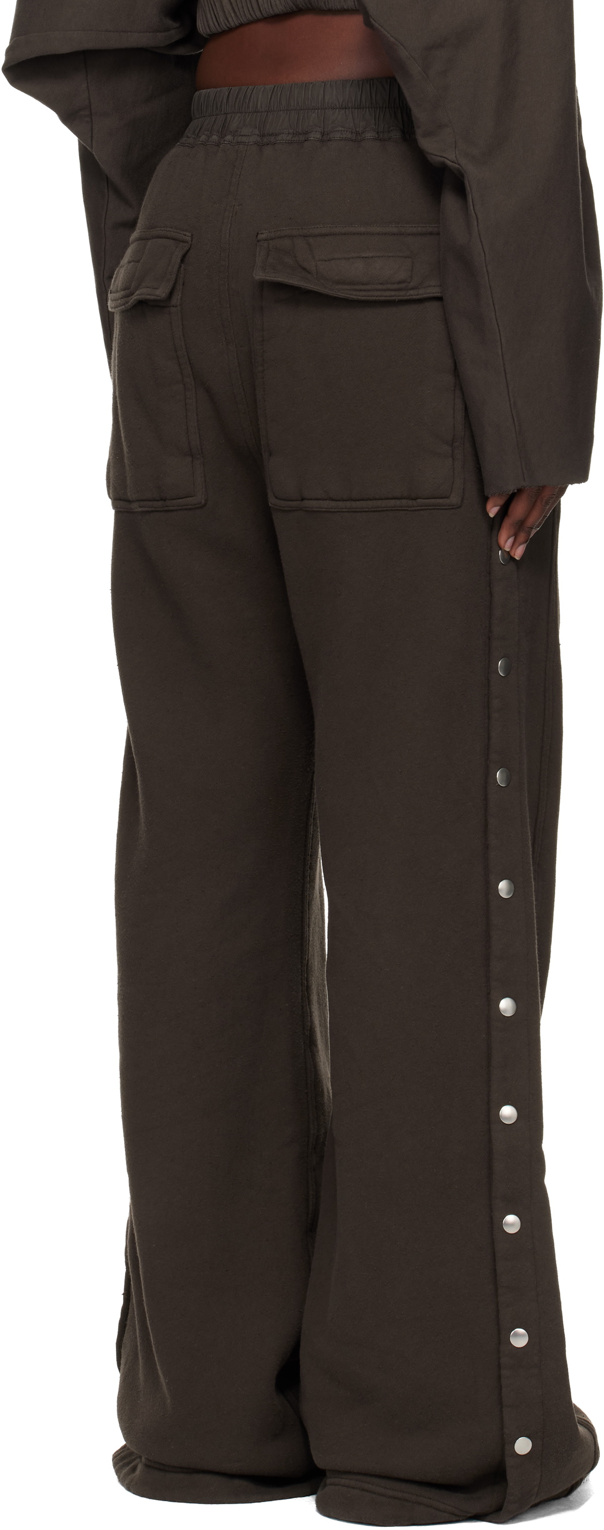 Rick Owens DRKSHDW Gray Concordians Pusher Sweatpants