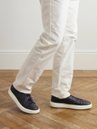 Officine Creative - Slouch 001 Full-Grain Leather Sneakers - Blue