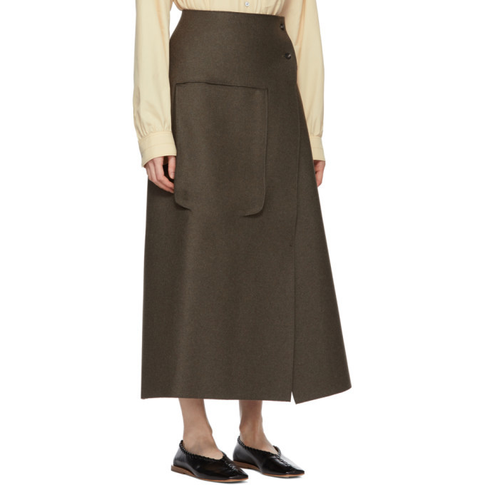 Studio Nicholson Green Hiro Skirt Studio Nicholson 