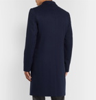 Paul Smith - Slim-Fit Double-Breasted Wool and Cashmere-Blend Overcoat - Blue