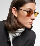 Bottega Veneta Stretch rectangular sunglasses
