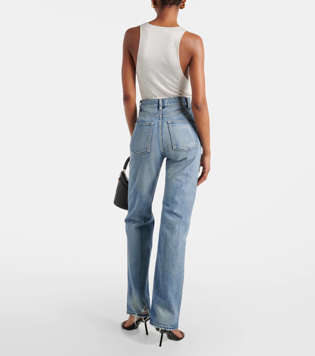 Saint Laurent High-rise straight jeans Saint Laurent