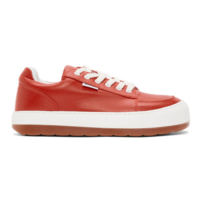 Sunnei Red Leather Dreamy Sneakers Sunnei