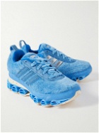 adidas Consortium - Kerwin Frost Yeti Microbounce Vegan Suede-Trimmed Faux Fur Sneaker - Blue