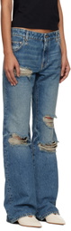 AMIRI Blue Slash Jeans