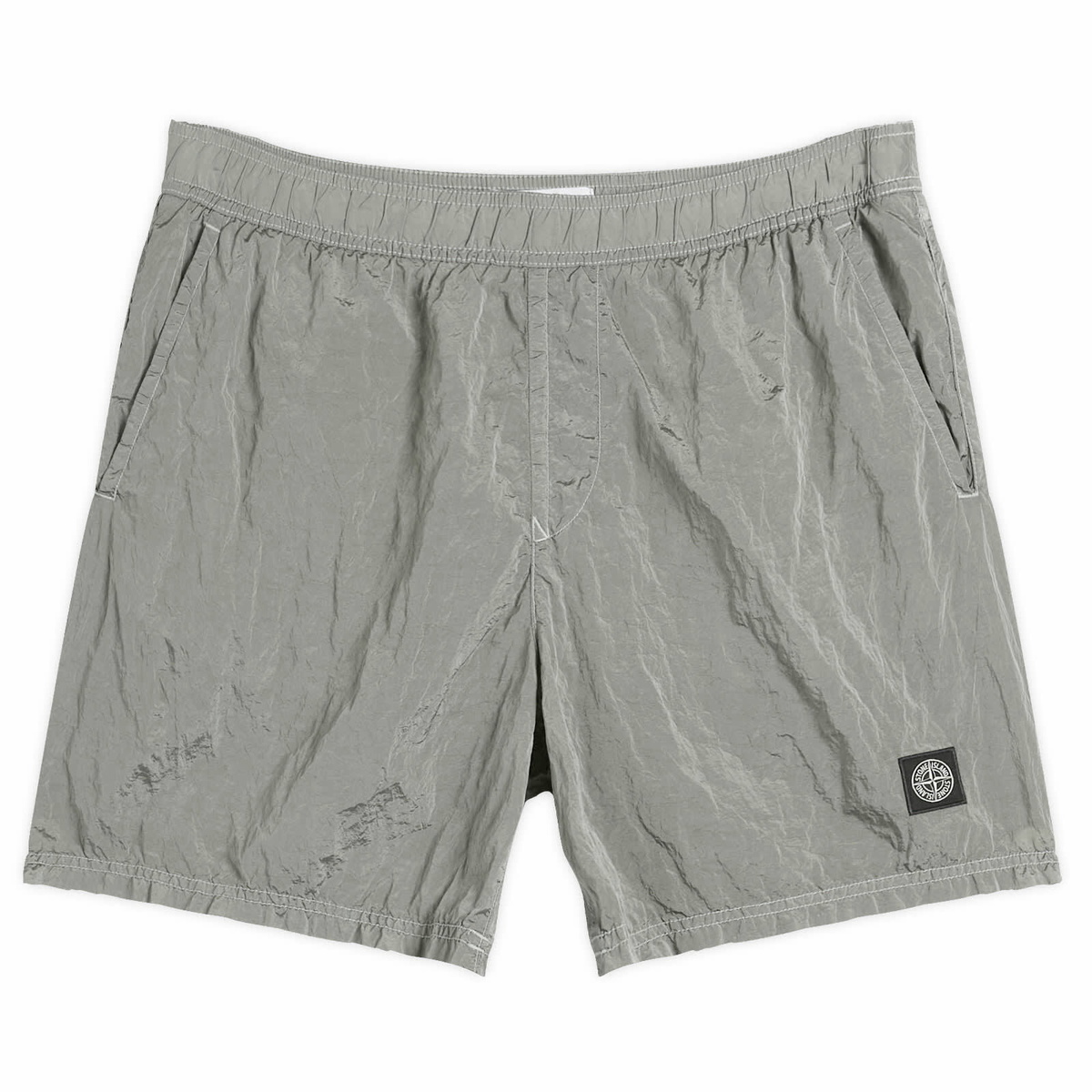 STONE  SWIM PANTS 　グレー　M　ナイロンメタル STONE ISLAND - 【ラスト1点】B0943 NYLON METAL SWIM PANTS