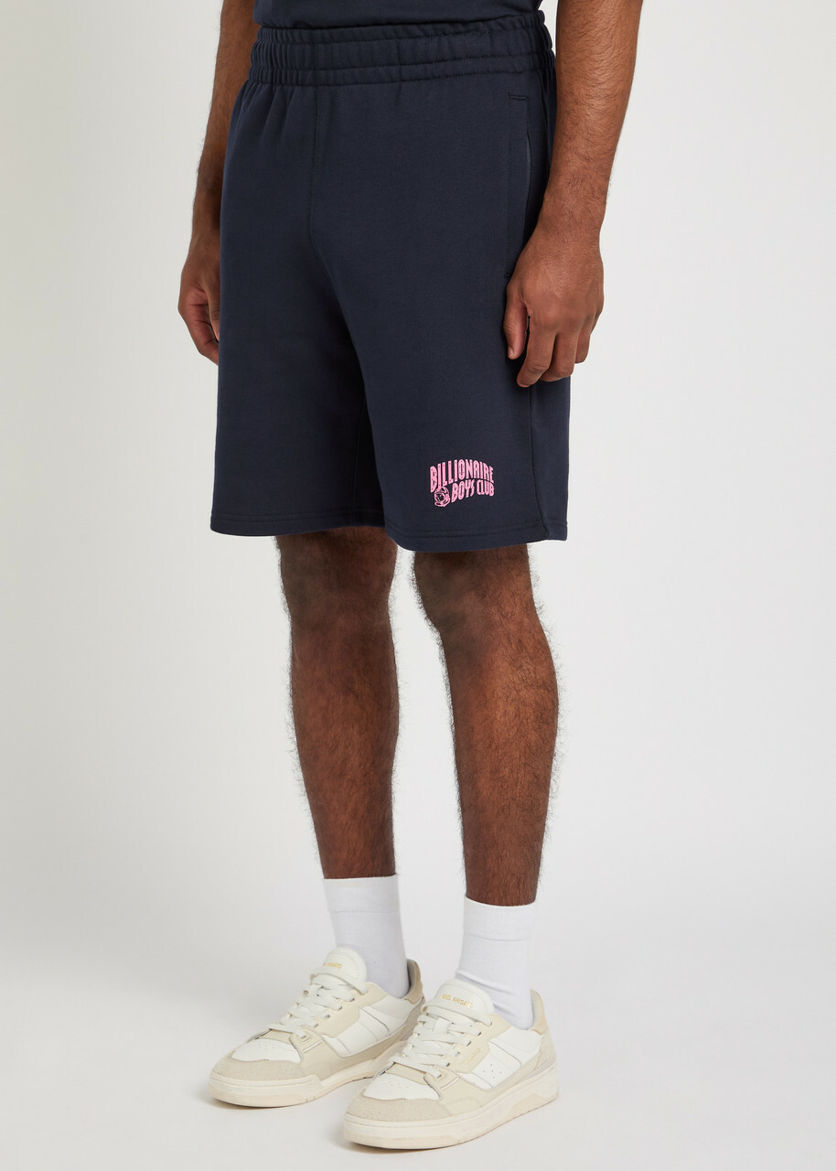 Billionaire Boys Club Small Arch Logo-print Cotton Shorts Navy