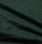 Theory - Essential Flex Stretch-Linen T-Shirt - Green