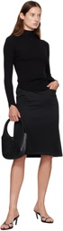 Courrèges Black Circle Mockneck Sweater