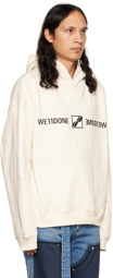 We11done Off-White Bonded Hoodie