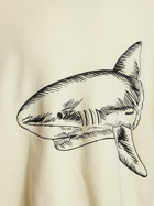 PALM ANGELS - Split Shark Cotton Sweatshirt Hoodie